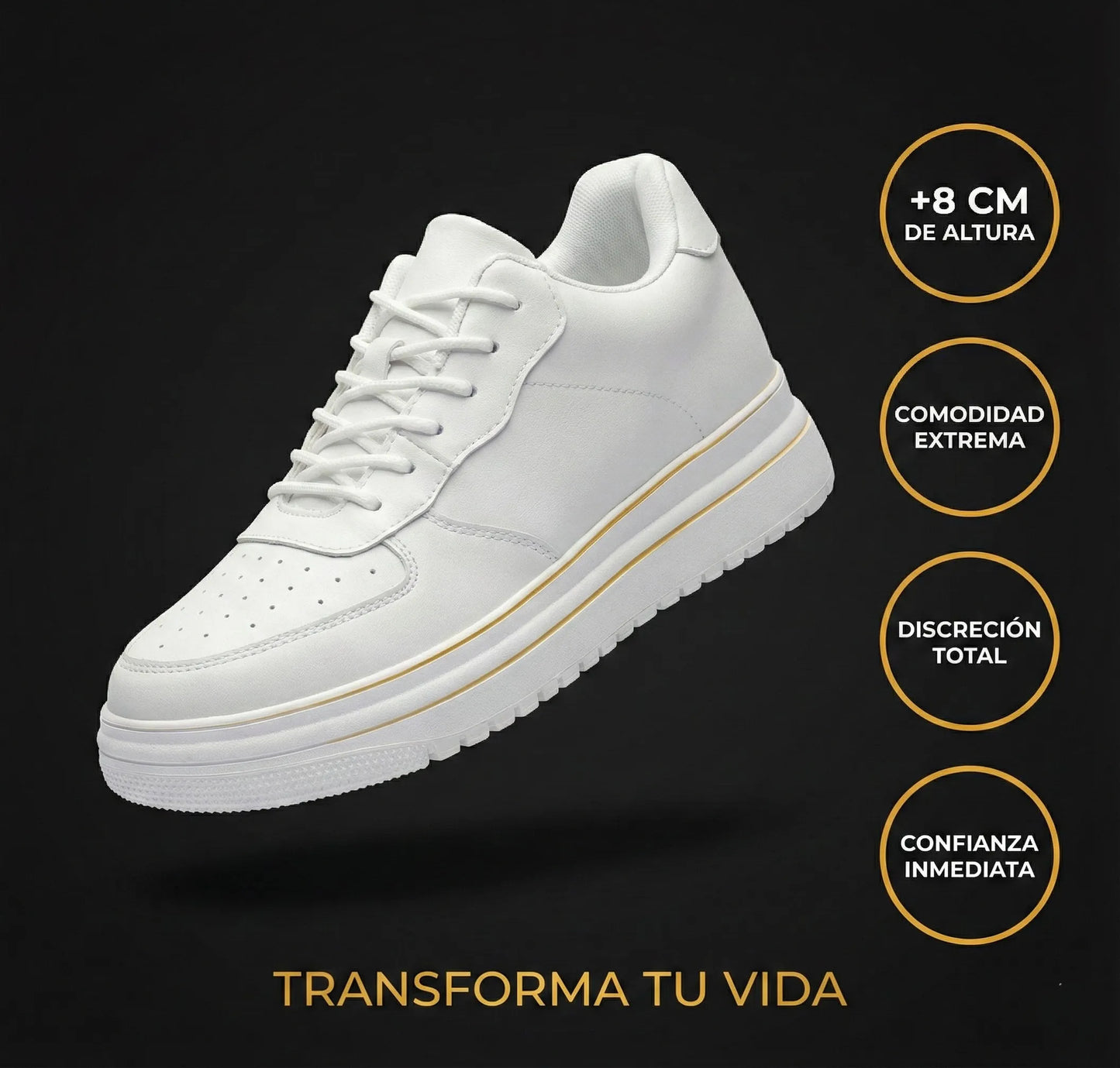 highcasual - zapatillas con altura