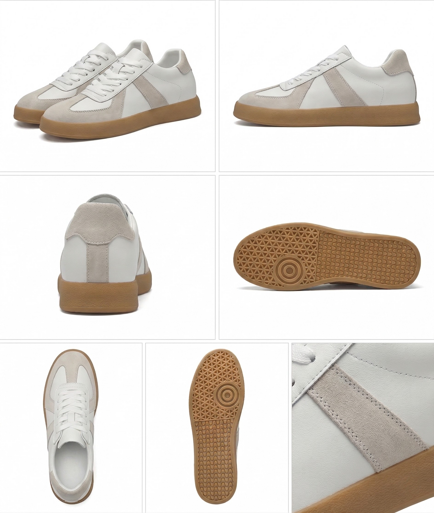 gazellex white- zapatillas con altura
