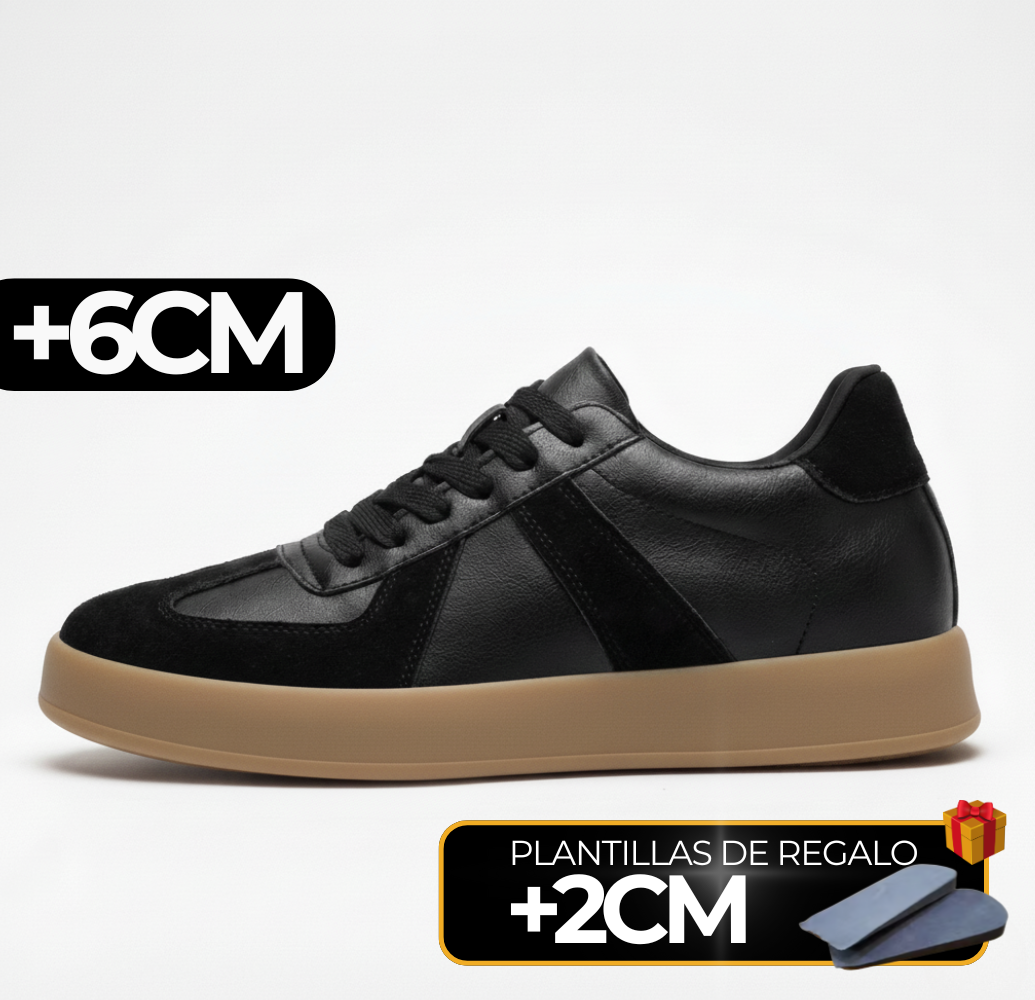 preventa gazellex - zapatillas con altura + talon de regalo (+2cm)