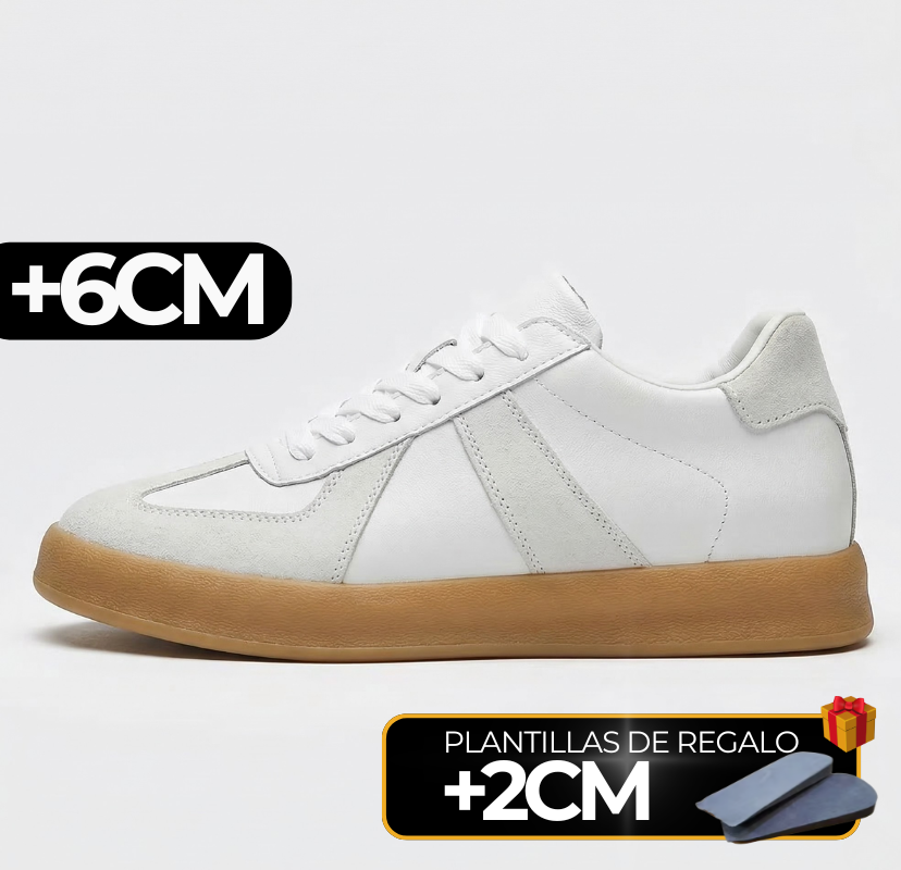 gazellex white- zapatillas con altura