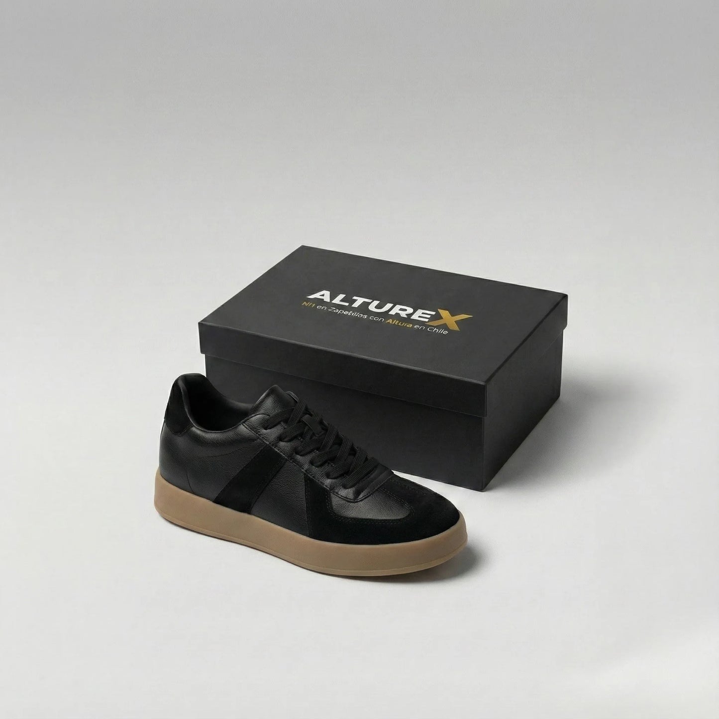 gazellex black - zapatillas con altura