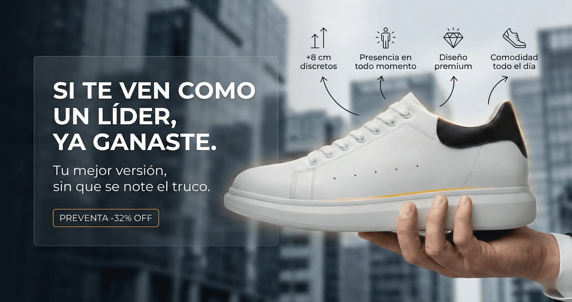 Zapatillas Alturex +8 cm