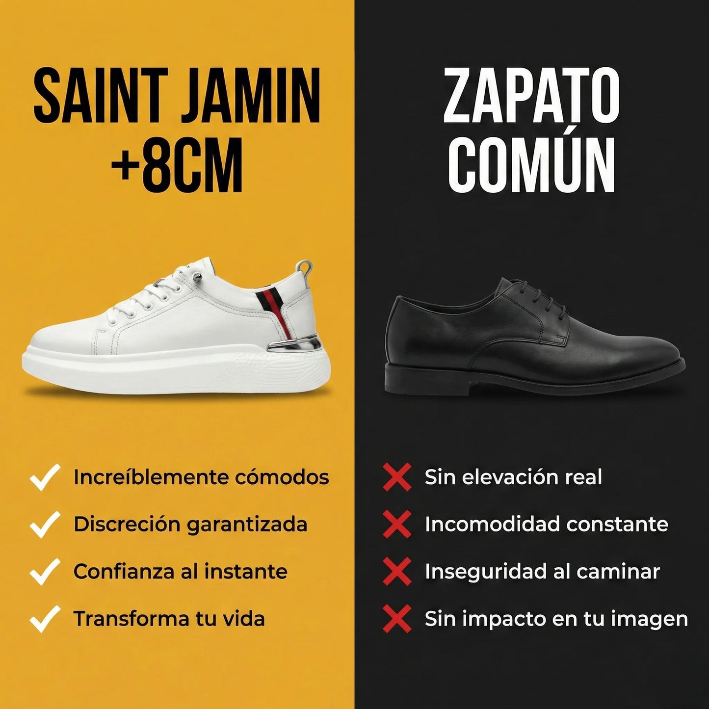 saint jamin - zapatillas con altura