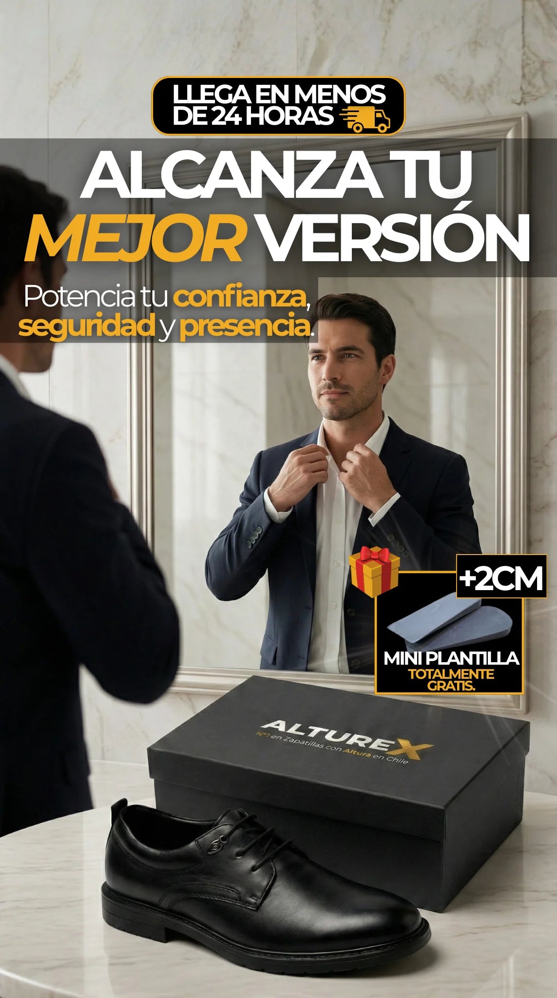 Zapatillas Alturex +8 cm