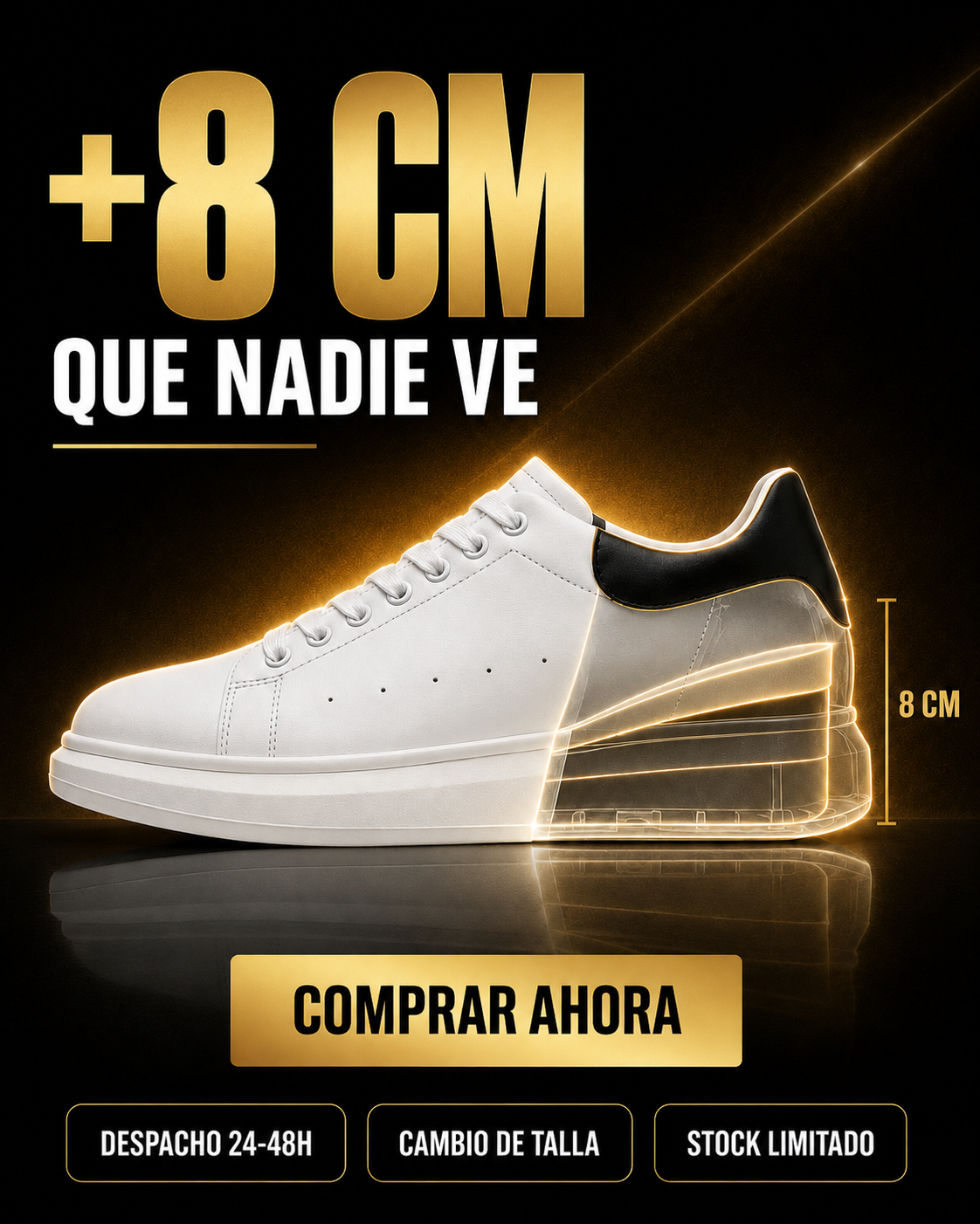 Zapatillas Alturex +8 cm