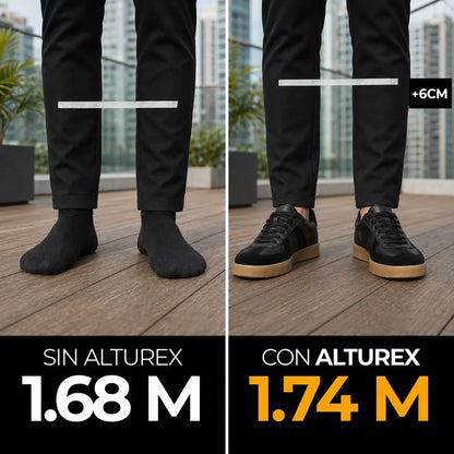 GazelleX BLACK - Zapatillas Con Altura