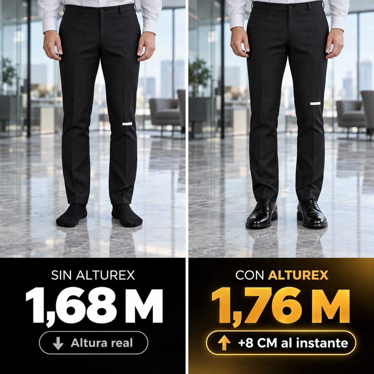 johnson state black - zapatos con altura