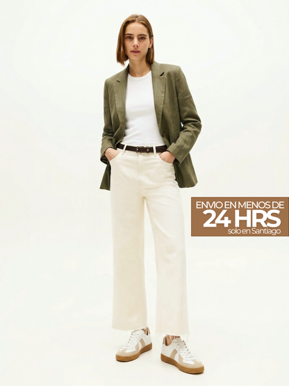 GazelleX WHITE- Zapatillas Con Altura