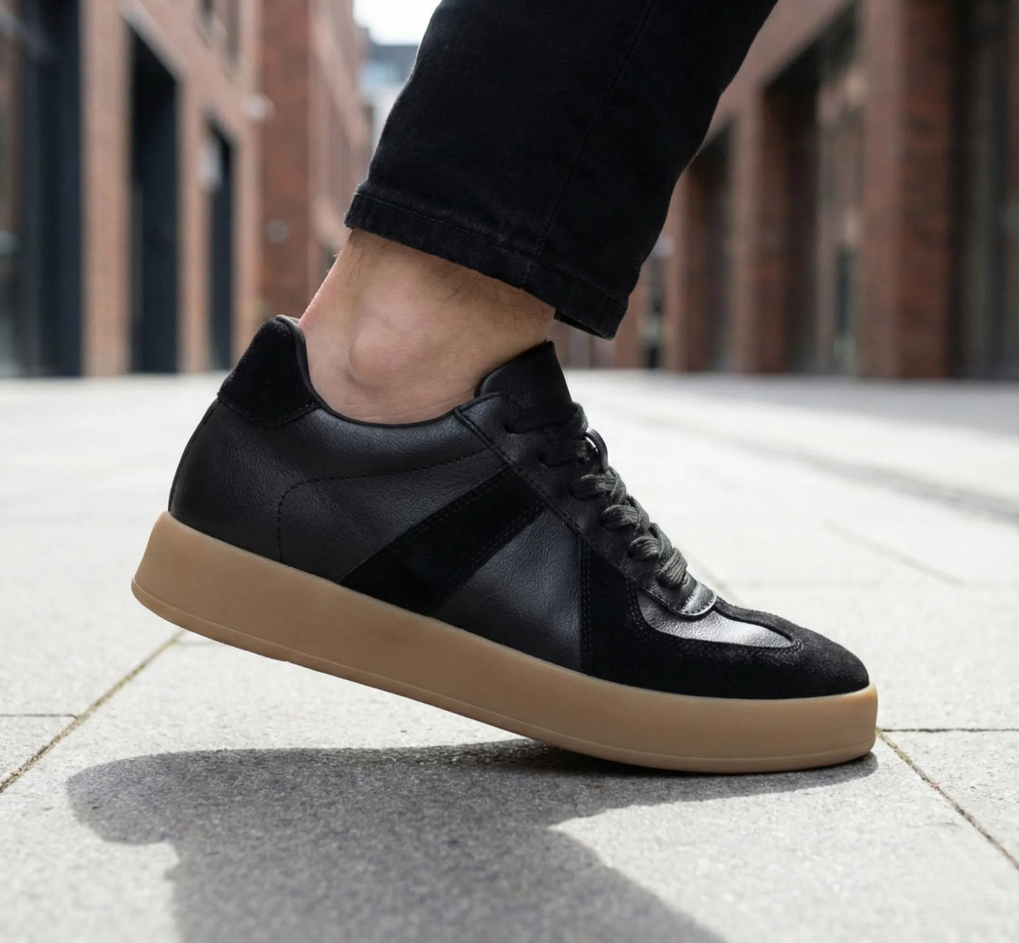 gazellex black - zapatillas con altura