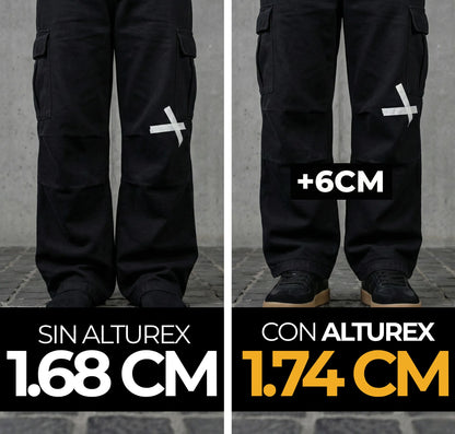 GazelleX BLACK - Zapatillas Con Altura