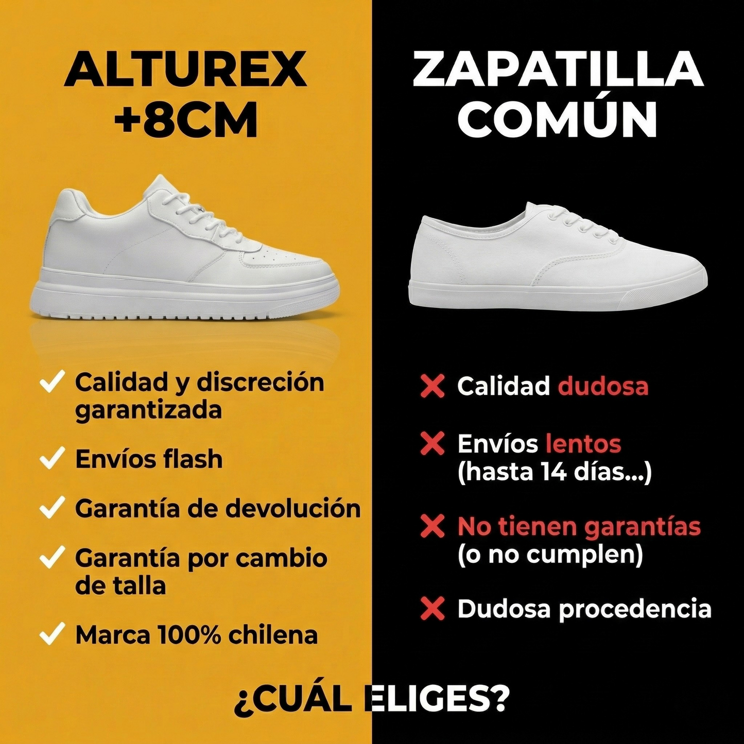 highcasual - zapatillas con altura